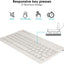 [Active Strike] Slim Line Bluetooth Wireless UK QWERTY Keyboard With Carry Case