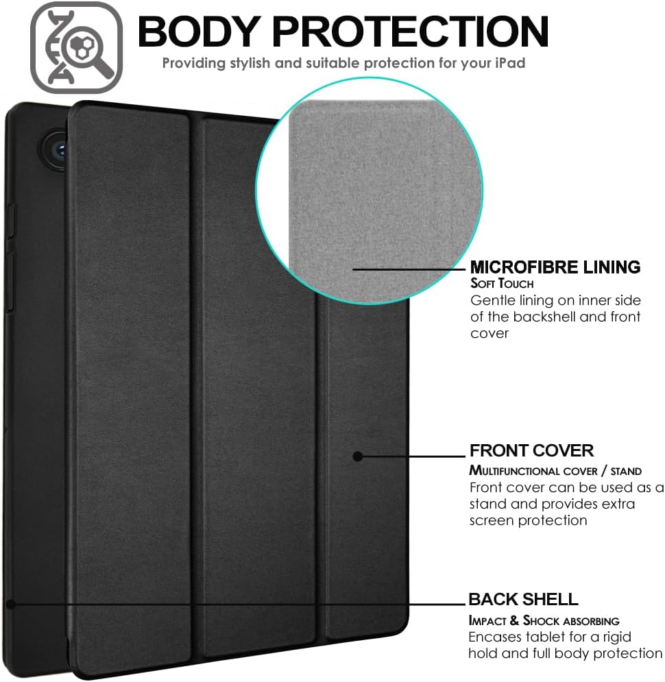 [Smart Case] Slim Stand Cover with Auto Sleep/Wake foR Samsung Galaxy Tab A9 Plus 11" 2023 (SM-X210 / SM-X215)
