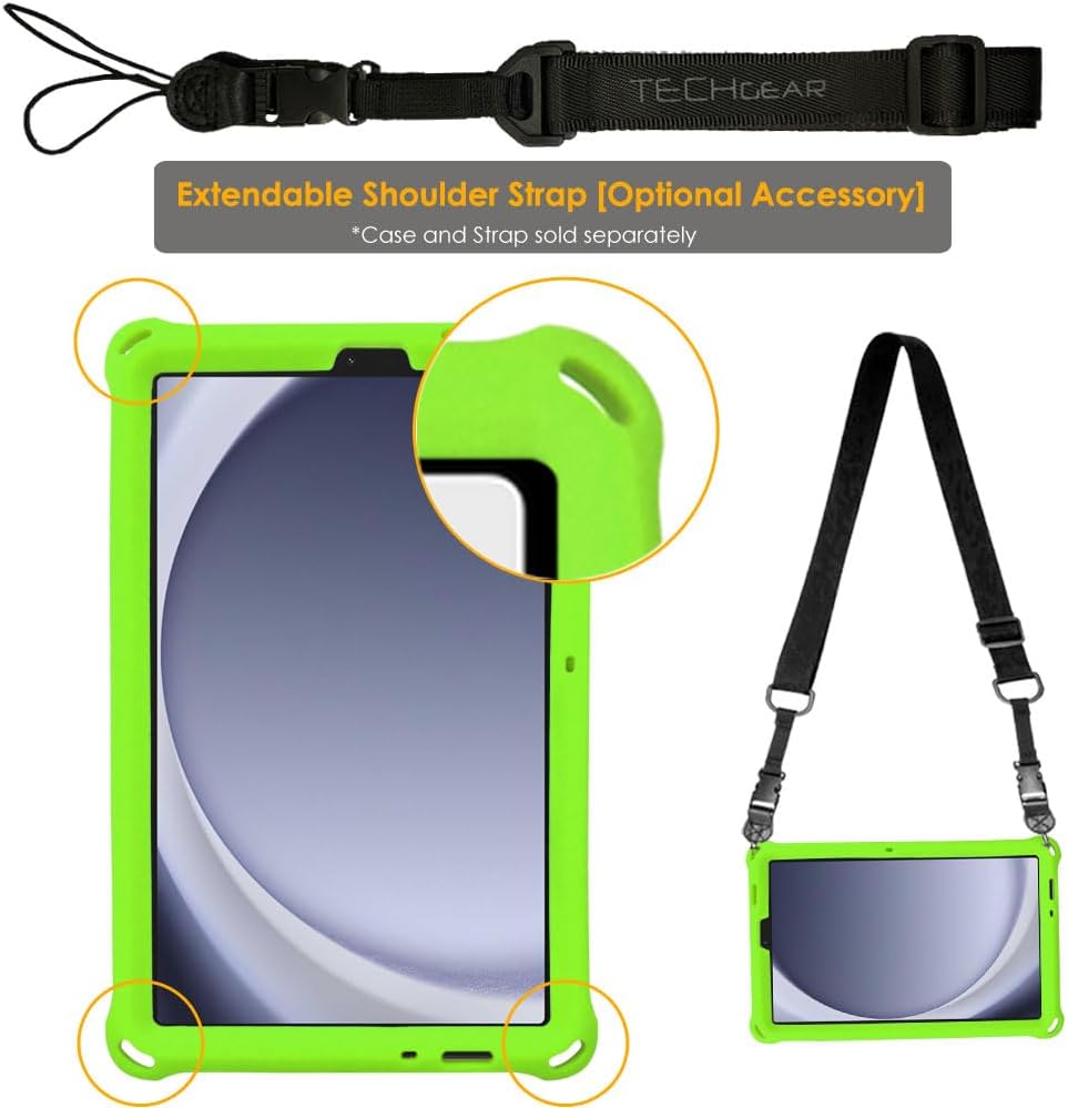 [Bumper Case] Shockproof Soft Easy Grip Case for Samsung Galaxy Tab A9 8.7" (SM-X110 / SM-X115)