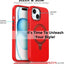Premium Liquid Silicone Shockproof Anti-Scratch Magnetic Kickstand Case, Soft Microfibre Lining, Compatible with MagSafe Case for iPhone 15 6.1"