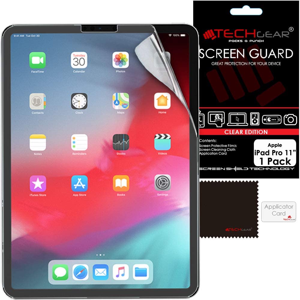 Apple iPad Pro 11" 2022, 2021, 2020 & 2018 [4th, 3rd, 2nd & 1st Generations] Clear Film Screen Protectors