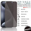 IPhone 16 Pro Max Anti Spy, Privacy Tempered Glass Screen Protectors
