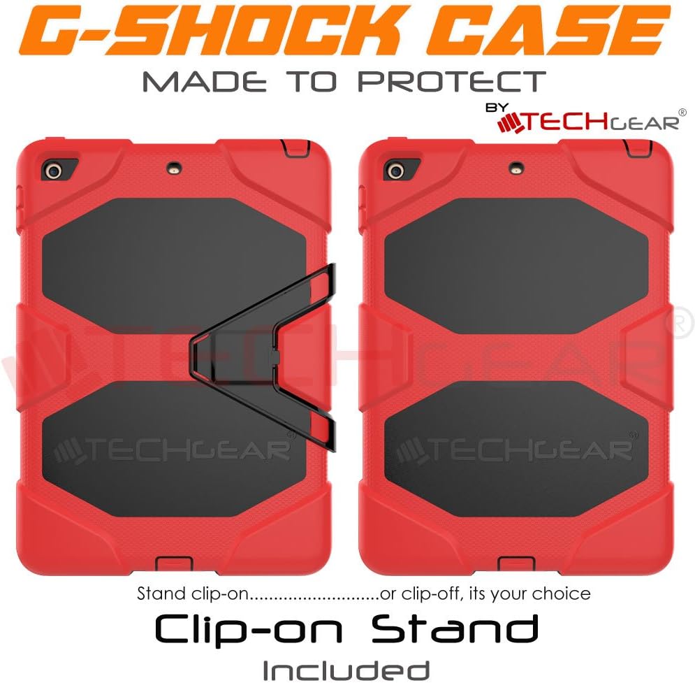 [G-SHOCK Case] Heavy Duty Long Survival Screen Protector Case for iPad 9.7" 2018 / 2017