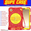 [SUPE Case] Tough Shockproof Fun Case with 360 Rotating Stand, Hand & Shoulder Strap for Samsung Galaxy Tab A9 8.7" (SM-X110 / SM-X115)