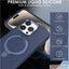 Premium Liquid Silicone Shockproof Anti-Scratch Magnetic Kickstand Case, Soft Microfibre Lining, Compatible with MagSafe Case for iPhone 15 Pro 6.1"