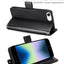 [Wallet Case] Protective Cover with Cash & Card Holder, Stand and Wrist Strap For Apple iPhone SE 3 / SE 2 / iPhone 8 7 6 6s 4.7"