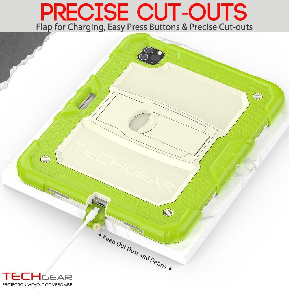 [ArmourSHIELD] Full Body Tough Rugged Case with Folding Stand & Protector For Apple iPad Air 10.9" 4th/5th Gen (2022/20) & iPad Pro 11" 4th/3rd Gen