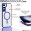 [Fusion Armour Ring] Premium Tough Protective Magnetic Ring Kickstand Case, MagSafe Case for Samsung Galaxy S24 Plus