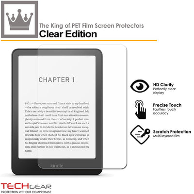 Amazon Kindle Paperwhite/Signature/Kids/Kindle Colorsoft (2024 / 12th Generation) Clear Film Screen Protectors