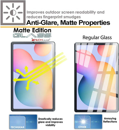 Samsung Galaxy Tab S6 Lite 10.4" (SM-P610 Series)  Anti Glare, Matte Tempered Glass Screen Protectors