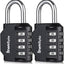 4-Dial Heavy Duty Weatherproof Combination Padlock