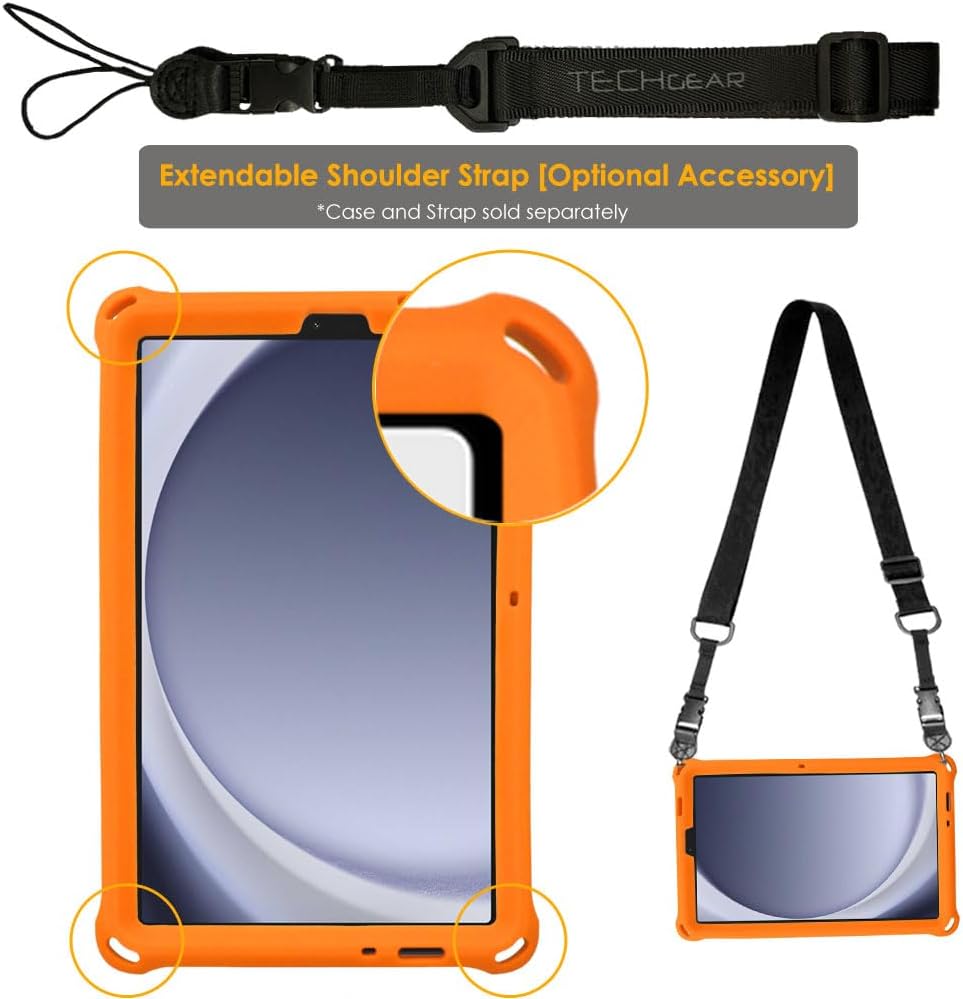 [Bumper Case] Shockproof Soft Easy Grip Case for Samsung Galaxy Tab A9 8.7" (SM-X110 / SM-X115)