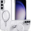 [Fusion Armour Ring] Premium Tough Protective Magnetic Ring Kickstand Case, MagSafe Case for Samsung Galaxy S24 Plus