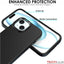 TECHGEAR iPhone 15 Magnetic Silicone Case, Premium Liquid Silicone Anti-Scratch Compatible with MagSafe Soft Gel Rubber, Microfibre Lining Shockproof Phone Case For iPhone 15 6.1" - Black