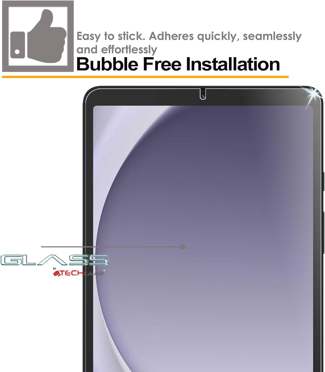 Tempered Glass Screen Protector for Samsung Galaxy Tab A11 8.7" (2025 SM-X130/X133/X135) & Tab A9 8.7" (2023 SM-X110/X115/X117) – 9H Hardness, Easy-Clean Surface, Case Friendly – 1 Pack / 2 Pack