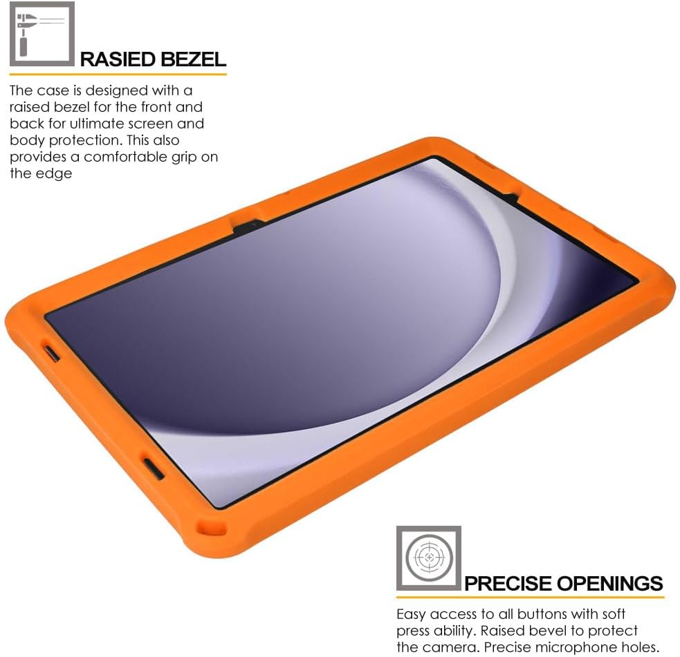 [Bumper Case] Shockproof Soft Easy Grip Case for Samsung Galaxy Tab A9 Plus 11" 2023 (SM-X210 / SM-X215 / SM-X219)