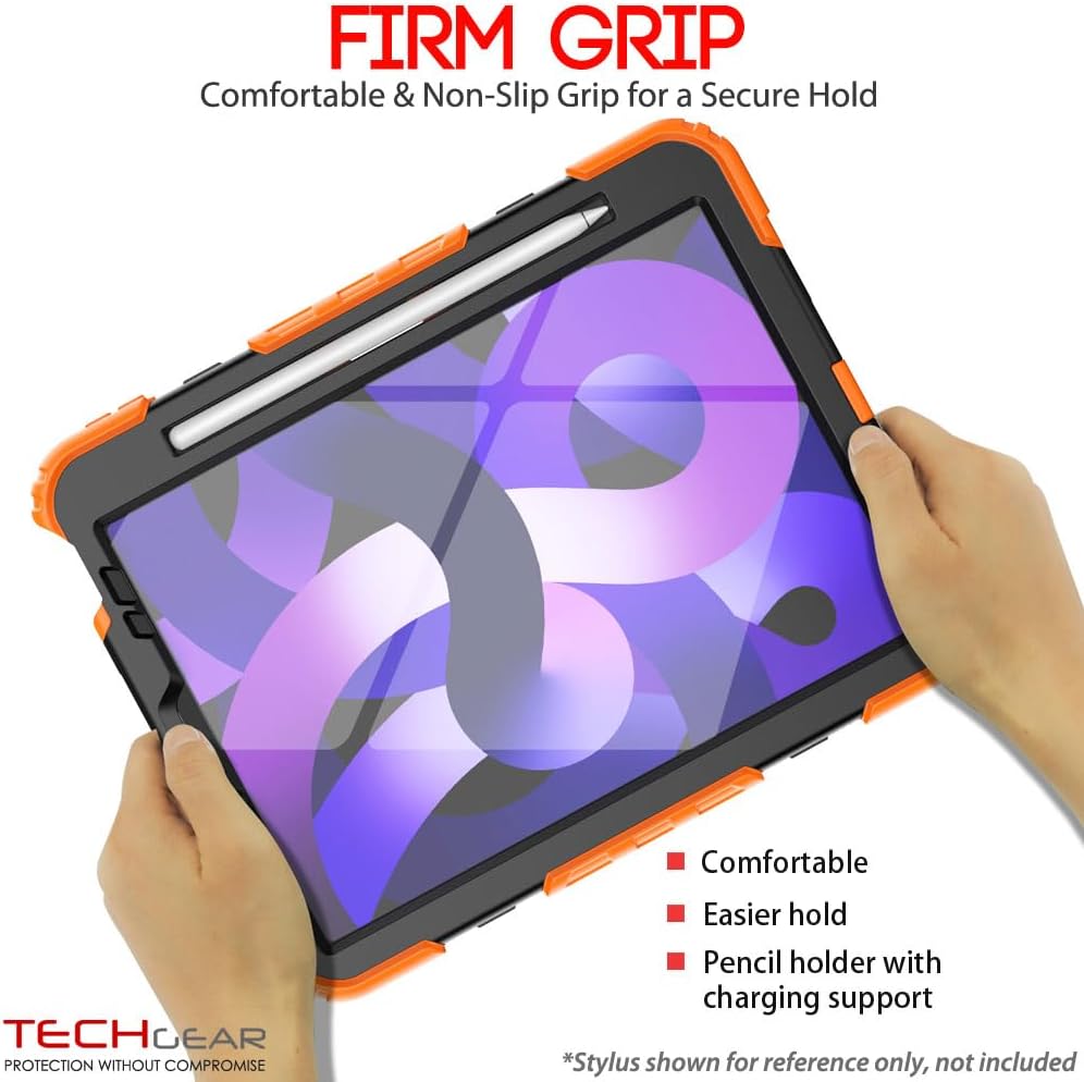 [ArmourSHIELD] Full Body Tough Rugged Case with Folding Stand & Protector For Apple iPad Air 10.9" 4th/5th Gen (2022/20) & iPad Pro 11" 4th/3rd Gen