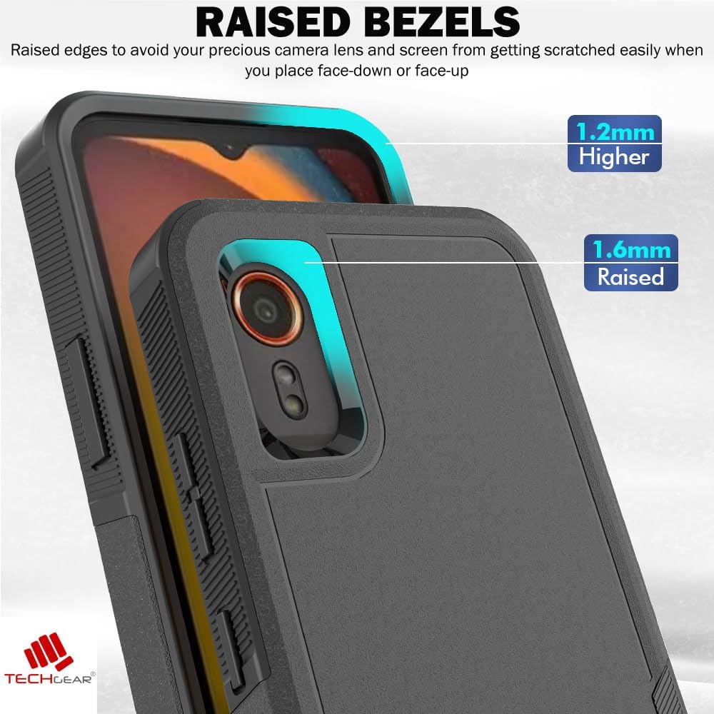 [Tough Armoured Case]  ShockProof, Rugged, Sturdy [Heavy Duty Protection] [Non-Slip] 2-Layer Impact Case for Samsung Galaxy XCover 7 5G