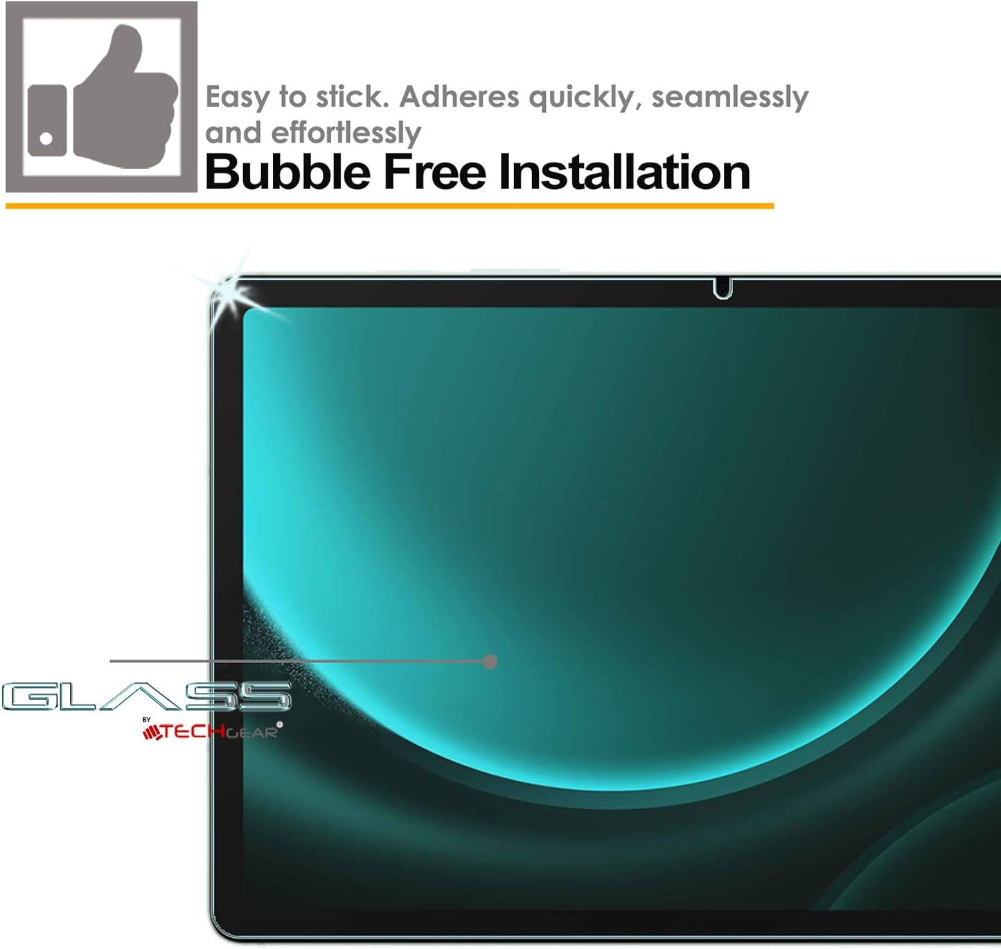 Samsung Galaxy Tab S9 FE Plus 12.4" (SM-X610 / SM-X616) Tempered Glass Screen Protectors