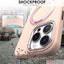Premium Liquid Silicone Shockproof Anti-Scratch Magnetic Kickstand Case, Soft Microfibre Lining, Compatible with MagSafe Case for iPhone 15 Pro 6.1"