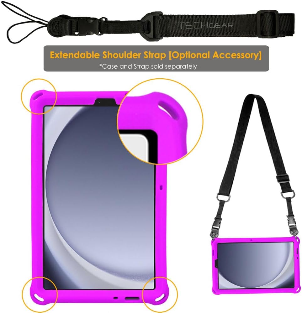 [Bumper Case] Shockproof Soft Easy Grip Case for Samsung Galaxy Tab A9 8.7" (SM-X110 / SM-X115)