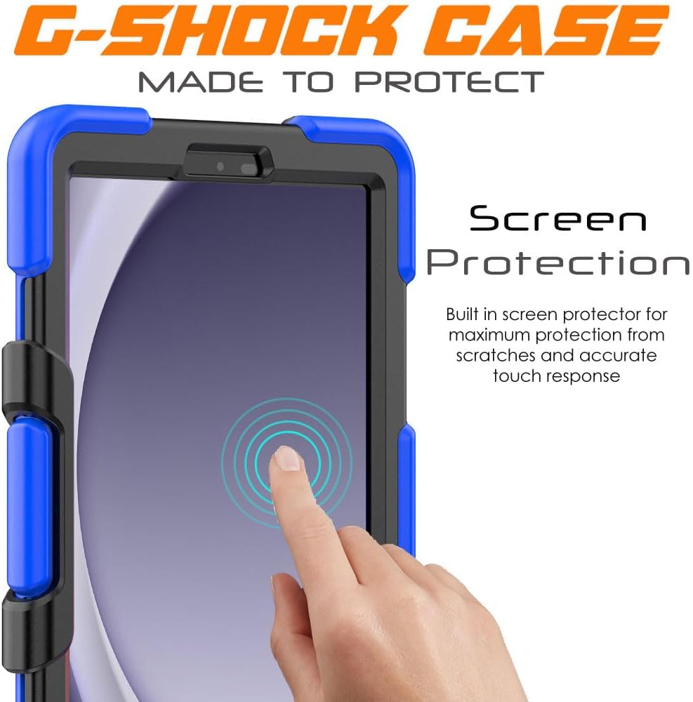 [G-SHOCK Case] Heavy Duty Long Survival Screen Protector Case for Samsung Galaxy Tab A9 8.7" (SM-X110 / SM-X115)