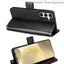 [Wallet Case] Protective Cover with Cash & Card Holder, Stand and Wrist Strap For Samsung Galaxy S24 Plus