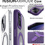 [Fusion Armour Ring] Premium Tough Protective Magnetic Ring Kickstand Case, MagSafe Case for iPhone 15 Plus 6.7"