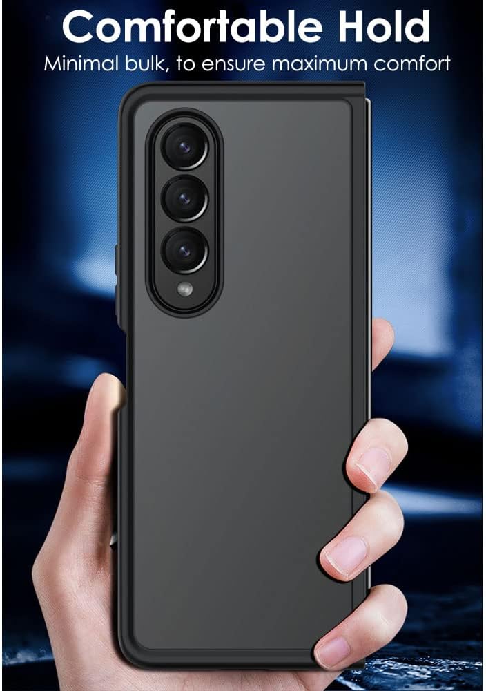 Samsung Galaxy Z Fold 4 Tough Case [Fusion FX] Premium Hybrid Tough Rugged Protective Bumper Case Heavy Duty Protection with Matte Back