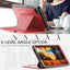 [Enduro Case] Tough Strong Magnetic & Flip Case [Auto Sleep/Wake] Cover with Multi-Angle Stand & Card Slot For Samsung Tab A9 8.7" (SM-X110 / X115)