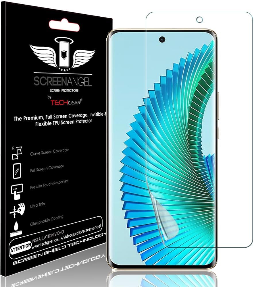 [Screen Angel Edition] Case Friendly Screen Protector [Bubble Free] [FULL Screen Coverage] HD Clear Flexible TPU Film For Honor Magic 6 Lite 5G