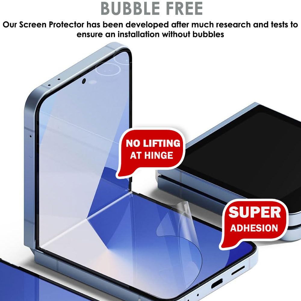 Samsung Galaxy Z Flip 6 Full Coverage EPU Film Screen Protectors