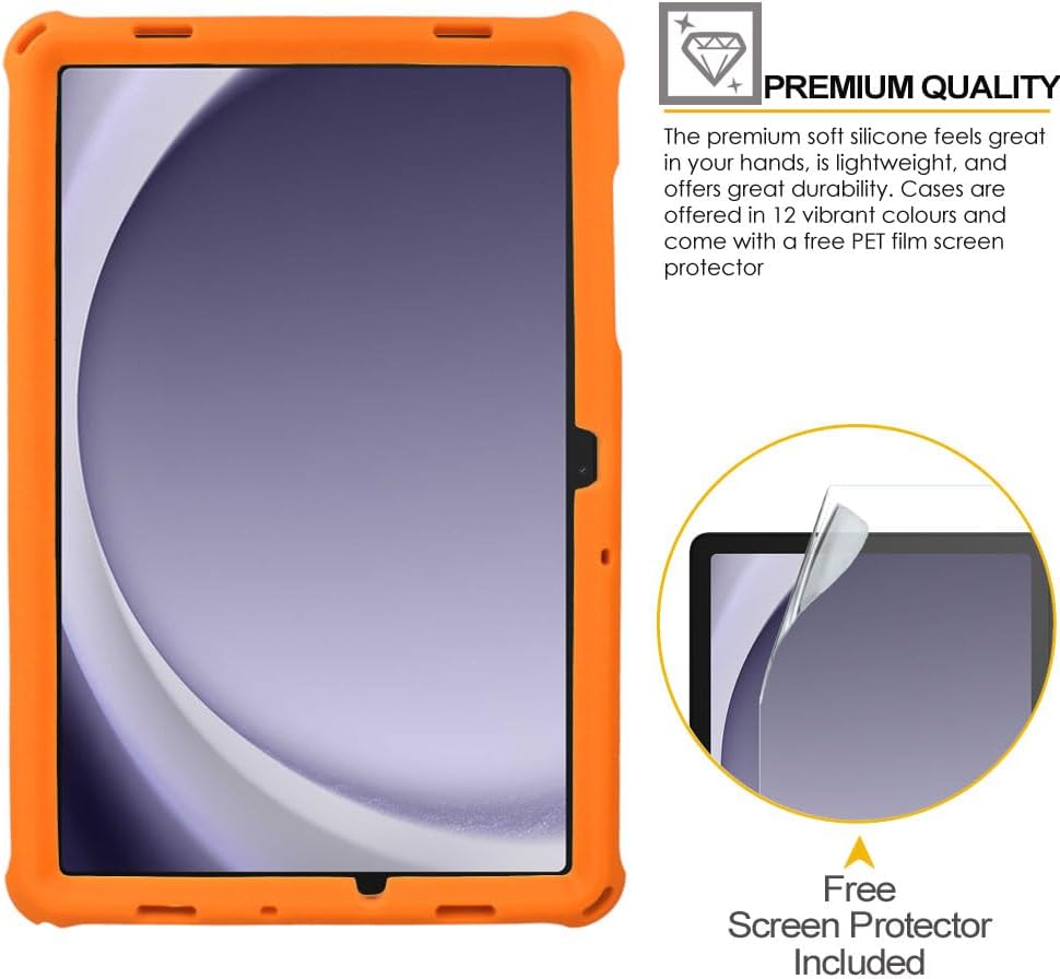 [Bumper Case] Shockproof Soft Easy Grip Case for Samsung Galaxy Tab A9 Plus 11" 2023 (SM-X210 / SM-X215 / SM-X219)