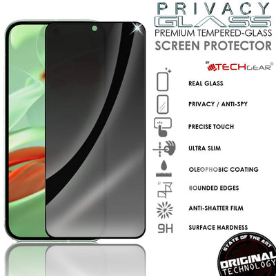Google Pixel 9 Pro XL Anti Spy, Privacy Full Coverage 3D Tempered Glass Screen Protectors
