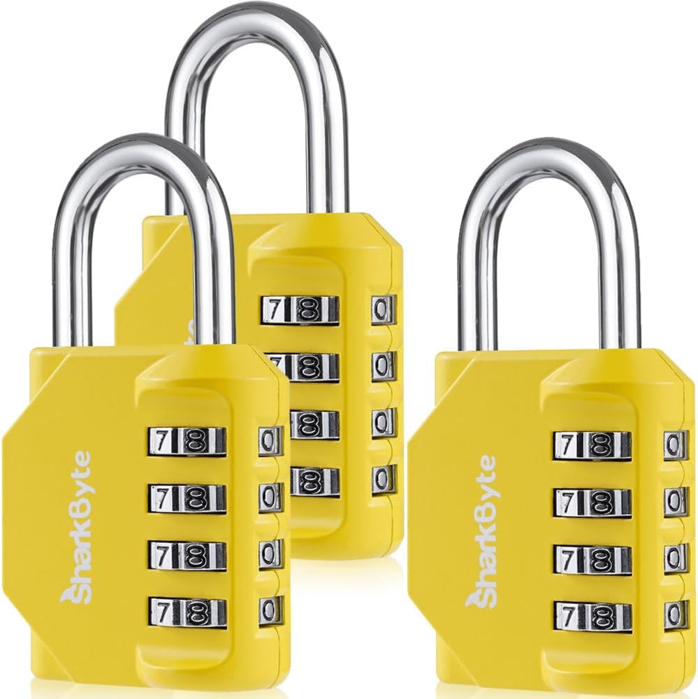 4-Dial Heavy Duty Weatherproof Combination Padlock