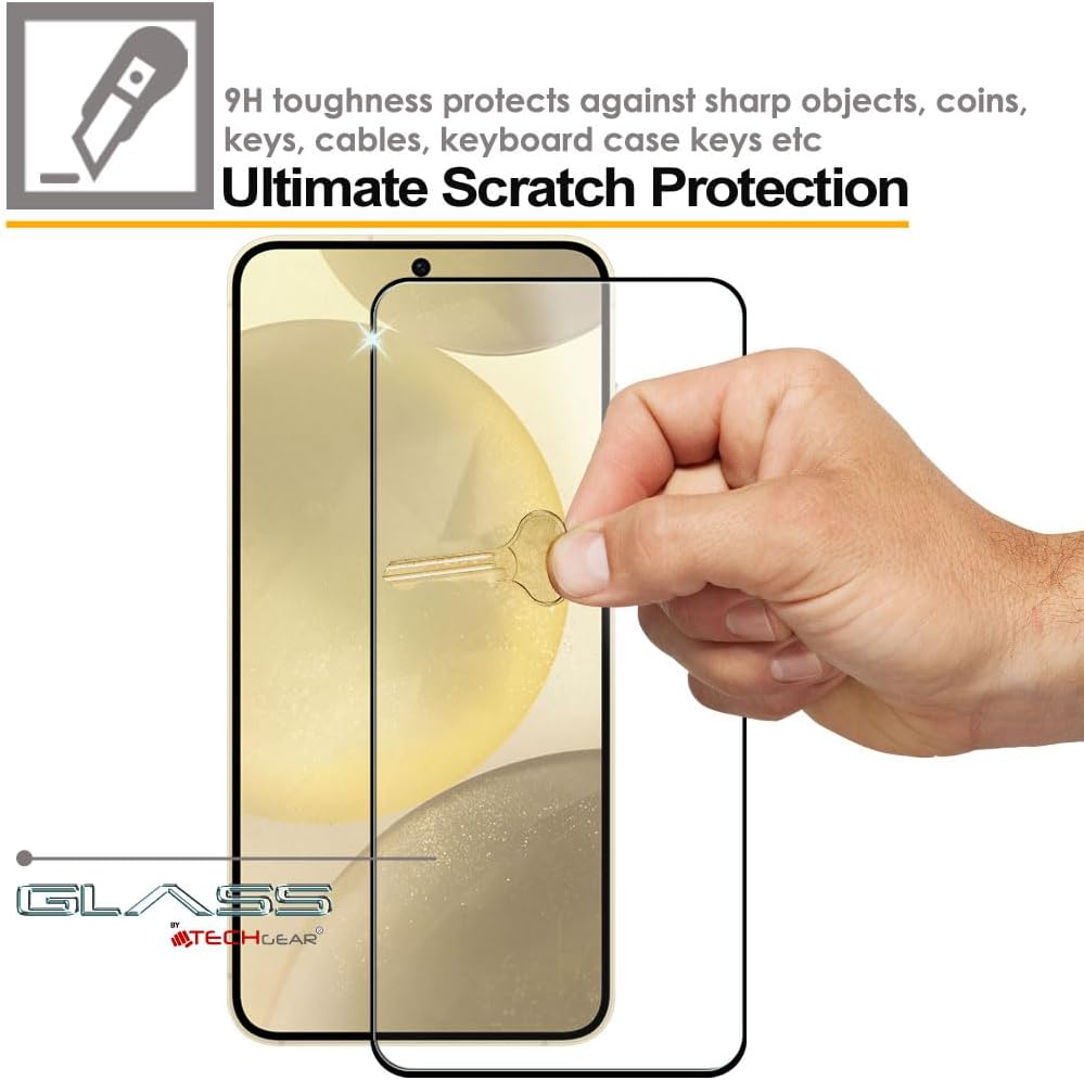 Samsung Galaxy S24 Plus Full Coverage 3D Tempered Glass Screen Protectors