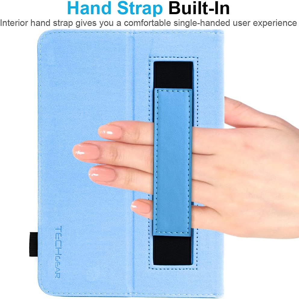 [Folio Case] Smart Cover Stand with Auto Sleep/Wake & Hand Strap for Samsung Galaxy Tab A9 Plus 11" (SM-X210 / SM-X215)