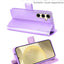 [Wallet Case] Protective Cover with Cash & Card Holder, Stand and Wrist Strap For Samsung Galaxy S24 Plus