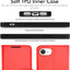 [Wallet Case] Protective Cover with Cash & Card Holder, Stand and Wrist Strap For Apple iPhone SE 3 / SE 2 / iPhone 8 7 6 6s 4.7"