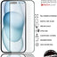 iPhone 16 Plus Anti Glare, Matte Full Coverage 3D Tempered Glass Screen Protectors