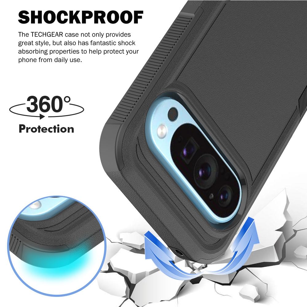 [Fusion Armour] Premium Hybrid Tough Rugged Protective Bumper Case For Google Pixel 9 / Pixel 9 Pro