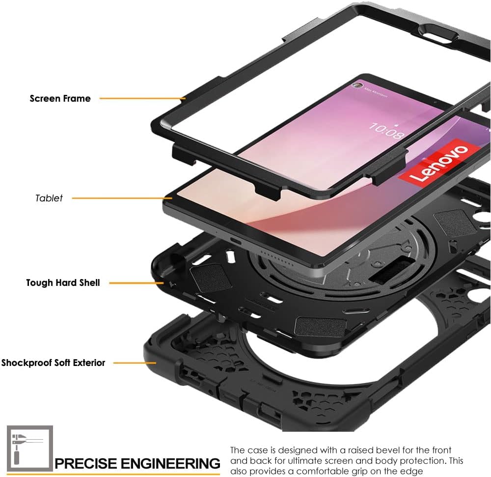 [X-Case] Case for Lenovo Lenovo Tab M8 4th Gen 2023 (8.0") TB300 / TB300FU Tough Rugged HEAVY DUTY