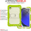 [ArmourSHIELD Case] Full Body Tough Rugged Case with Folding Stand & Screen Protector For Samsung Galaxy Tab A9 8.7" (SM-X110 / SM-X115)