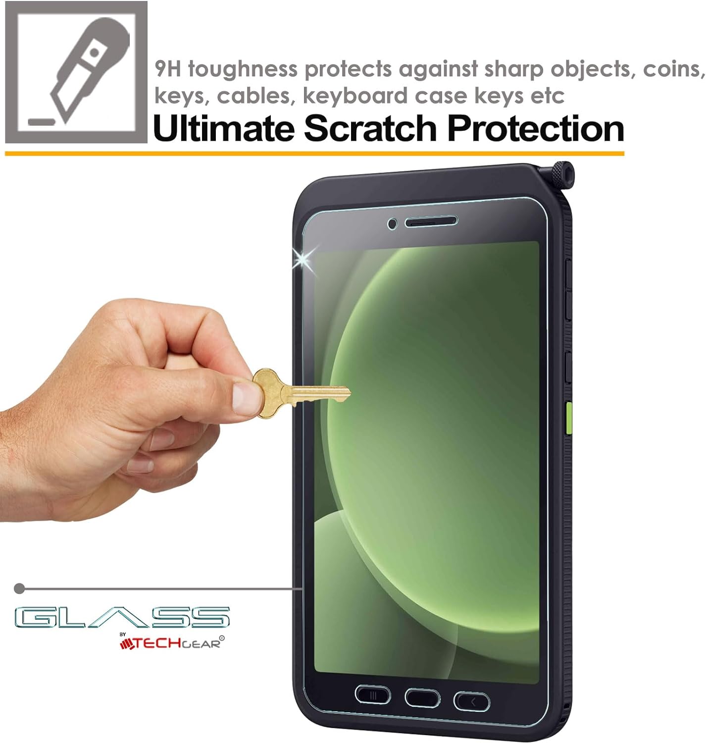 Samsung Galaxy Tab Active 5 8.0" 2024 (SM-X306) Anti Glare, Matte Tempered Glass Screen Protectors