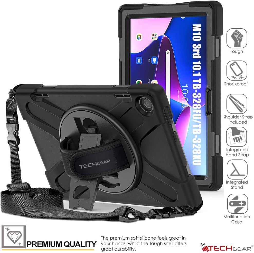 [X-Case] Case for Lenovo Tab M10 3rd Gen 2022 (10.1") TB328 / TB328FU / TB328XU Tough Rugged