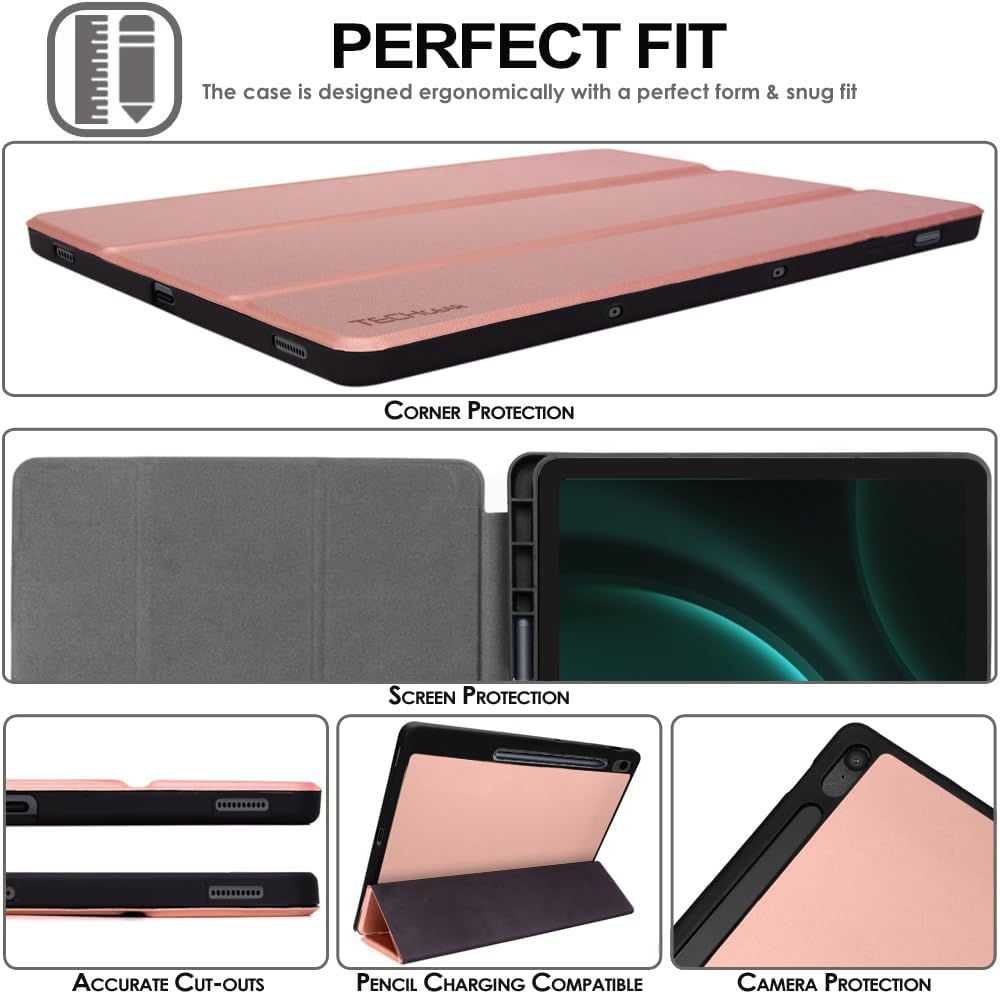 [Smart Case] Slim Stand Cover with Auto Sleep/Wake for Samsung Galaxy Tab S10 Lite / S10 FE / S9 FE 10.9" (SM-X400/X406/X520/X526/X510/X516 Series)