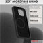 TECHGEAR iPhone 15 Magnetic Silicone Case, Premium Liquid Silicone Anti-Scratch Compatible with MagSafe Soft Gel Rubber, Microfibre Lining Shockproof Phone Case For iPhone 15 6.1" - Black