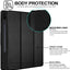 [Smart Case] Slim Stand Cover with Auto Sleep/Wake for Samsung Galaxy Tab S9 FE Plus 12.4" (SM-X610 / SM-X616)