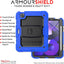 [ArmourSHIELD] Full Body Tough Rugged Case with Folding Stand & Protector For Apple iPad Air 10.9" 4th/5th Gen (2022/20) & iPad Pro 11" 4th/3rd Gen