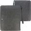 Executive Leather Folio Organiser with Anti-Shock Bubble Interior and Stash Pockets, Pouches and Card Slots
